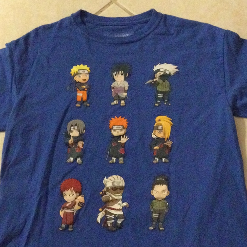 Naruto Shippuden Graphic Tee Size Large Medium